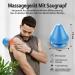 Dongshen Triggerpunkt Presser Set - Ultimate Massage Device for Muscle Pain Relief in Shoulders Neck Arms Back & Legs - 3 Versatile Triggers - Ideal for Floor & Wall Use - Blue - Buy Online on GoSupps.com