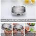 White & Gray Print 2 Compartment Pill Box | Portable Decorative Metal Pill Organizer for Medicine | Travel-Friendly Pocket & Purse Case - Buy Online on GoSupps.com