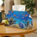 Tissue Box Cover Tissue Box Holder Coral and Sea Fish Print Tissue Holder Travel Tissue Packs Facial Paper Holder Decorative Holder - Buy Online on GoSupps.com