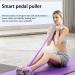 Puller Resistance Rope - 6-Tube Elastic Pull Rope for Fitness Yoga & Strength Training - Abdomen & Arm Workout Equipment - Purple - Buy Online on GoSupps.com