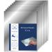 Quality Adhesive Mirror Sheet 6 x 9 Inches Flexible Mirrors Sheets, Non-Glass Self Adhesive Stick on Mirror Tiles, Cut Mirror Stickers to Size, Peel and Stick, Great for Crafts and Mirror Wall, 4