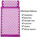 Buy Acupressure Massage Cushion | Back Pain Relief Yoga Spike Mat | Purple Pillow - International Shipping Available - Buy Online on GoSupps.com