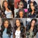 26 Inch Body Wave Lace Front Human Hair Wig | Pre Plucked 180% Density | Black Brazilian Virgin Hair | HD Lace Front | Glueless & Baby Hair | Bleached Knots - Buy Online on GoSupps.com