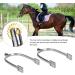 Atyhao Horse Spurs Zinc Alloy Spurs with Rotatable Copper Rowel for Equestrian Boots Men Women Rider Horsemanship Lovers - Buy Online on GoSupps.com
