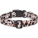 Suredoo Adjustable Leopard Dog Collar - Soft Nylon Comfort for Small Medium & Large Dogs | Neck 38-63 cm - Buy Online on GoSupps.com