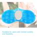Blue Silicone Shower Foot Scrubber Massager with Pumice Stone - Exfoliating Bath Mat for Foot Massage and Cleaning - Buy Online on GoSupps.com