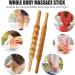 Universal Wooden Roller Massager - 6 Rotating Rollers | Massage Tools & Accessories for Total Body Relief - Buy Online on GoSupps.com