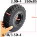 10inch 260x85 elderly mobility scooter tyres 3.00-4 inflation free 4.10/3.50-4 solid and explosion-proof tyres 3/4 wheeler accessories - Buy Online on GoSupps.com
