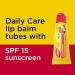 Carmex Daily Care Moisturizing Lip Balm SPF 15 Strawberry 0.35oz Tubes - 3 Count x 2 Packs - Buy Online on GoSupps.com