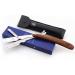 Haryali London Men's Razor Set - Premium Barber Razor Knife with Leather Pocket & Wood Handle for Precision Shaving - Buy Online on GoSupps.com