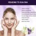 Amethyst Gua Sha Stone for Face and Body Massage - Anti-Aging Skin Care Tool for SPA Therapy - Buy Online on GoSupps.com