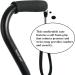 BeneCane Adjustable Walking Cane for Men & Women - Lightweight Mobility Aid with Soft Cushioned Handle - Collapsible and Portable - Ideal for Elderly Seniors - Black - Buy Online on GoSupps.com