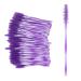 Eyelash Brush Elastic Mascara Brush 200pcs for Women Girls(Dark purple)