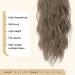 FESHFEN Ash Brown 18 Curly Wavy Drawstring Ponytail Hair Extension - Synthetic Hairpiece for Women - Buy Online on GoSupps.com