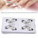 100pcs Butterfly Nail Forms - Horseshoe Shaped Nail Art Tools & Square Guide Stickers for Acrylic & Gel Nails | Shop Now! - Buy Online on GoSupps.com