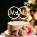 Cake Topper Wedding Tortendeko Wedding Cake Topper With Strass Mr & Mrs Decoration Wedding Cake For Wedding Engagement Bridal Shower Anniversary Party Kuchen Dekoendeko Accessories (Gold)
