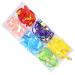 Nail ArtCellophane Paper Strip Reflector DIY Nail Art Decoration Colorful Nail Glass Foil 6 Boxes for Nail Salon for Household for Women for Girls