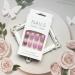 Square Purple Gradient Butterfly Design Fake Nails - Medium Press-on Nails with Nail Glue for Women - Buy Online on GoSupps.com