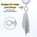DUIJINYU Stainless Steel Chainmail Scrubber for Cast Iron - 4x4 Inch Skillet Cleaner - Removes Stuck Food Safely - Pre-Seasoned Cookware and Waffle Iron Safe - Ideal for Dutch Ovens and Glassware - Buy Online on GoSupps.com