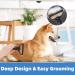 Jaswell Unterfellbr ste DEFORGING STRECHEN - Premium Undercoat Brush for Medium to Long-Haired Dogs & Cats - Black - Buy Online on GoSupps.com
