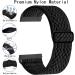 Attbbon Stretchy Band Compatible with Versa 3 Bands/Sense Bands/Versa 4 Bands/Sense 2 Bands Women Men Soft Elastic Nylon Sport Strap Adjustable Replacement Wristbands for Versa 4/Sense 2 Watch Black+Grey - Buy Online on GoSupps.com