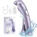 Electric Razor for Women,Bikini Trimmer Shaver for Women Hair Legs and Underarms, Cordless Painless Waterproof Lady Electric Shavers for Women with LED Light-Purple