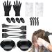 Hair Dye Brush and Bowl Set Hair Dye Accessory Set - Hair Dye Set Mixing Bowl | 20-Piece Hair Dye Set Dye Brush and Bowl Set Hair Dye Cape with Ear Protection Hair Dye Tools - Buy Online on GoSupps.com