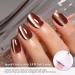 Imtiti Brown Gold Color Gel Nail Polish 15ML Holographic 9D Cat eyes Glitter Magnetic Gel Polish UV Gel Nail Polish with Magnetic Stick for Nail Salon Gold Brown - Buy Online on GoSupps.com