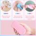 Savita 2 Pcs Exfoliating Bath Sponges - PVA Dead Skin Shower Sponge for Adults & Children - Reusable Body Sponge - Blue & Pink - Buy Online on GoSupps.com
