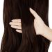 OMGREAT Halo Hair Extension: Invisible Wire One Piece Curly Wavy Synthetic Hair - 18 Medium Brown - Buy Online on GoSupps.com