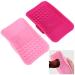 2 pieces silicone make-up brush cleaning pads matt cosmetic make-up brush cleaner washing tool make-up brush scrubber board for face foundation Brushes