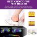 Silicone Heel Protector and Cushion Set for Plantar Fasciitis, Blister, Heel Pain Relief - 4 Gel Heel Pads for Achilles Tendinitis - Men & Women - 2 Pairs (White & Natural) - Buy Online on GoSupps.com