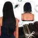 Moresoo Microring Extensions | 55cm Real Remy Hair | Black #1 Cold Fusion Hair Extensions | Thick 50g Microring Hair Extensions - Buy Online on GoSupps.com