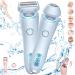 Elunara SilkGlide Pro Elunara Razor Duskofficial Razor Elunara Shaver Dusk Official Razor Duskofficial Shaver Wet & Dry 2 in 1 Electric Shaver Razors for Women (Blue)