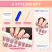 Semi Cured Gel Nail Wraps 22Pcs Rose Gold Glitter Gel Nail Polish Strips Self-Adhesive Gel Nail Stickers Salon-Quality French Manicure Stickers with Soft Glossy Gel Finish UV/LED Lamp Required Glitter Rose Gold - Buy Online on GoSupps.com