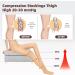 Medical Compression Stockings 20-30 mmHg 2 Pairs for Men and Women - Varicose Vein Support Pantyhose - Beige Large - Buy Online on GoSupps.com