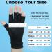 SHIFANQI Copper Arthritis Compression Gloves - 2 Pairs, Fingerless Design for Carpal Tunnel & Hand Pain Relief, Medium Size - Buy Online on GoSupps.com