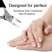 JeoPoom Professional Thick Ingrown Toe Nail Clippers - Super Sharp Curved Blade Grooming Tool (Black) - Buy Online on GoSupps.com