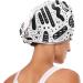 Buy Black Graffiti White Hair Towel 2 Pack - Super Absorbent Quick Dry Hair Turbans for Women & Girls - Buy Online on GoSupps.com