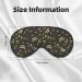 Bumblebee Sleep Mask - Double-Sided Soft Adjustable Eye Covers for Perfect Shading & Reduced Eye Edema | International Shipping Available - Buy Online on GoSupps.com