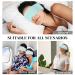Sleep Mask & Hearing Protection - 1 Super Soft Green Sleep Mask + 4 Ear Plugs | Travel & Home Essentials for Men & Women - Buy Online on GoSupps.com