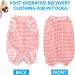 Comfortable Post-Operation Shirt for Puppies - WLLHYF Pink & White Stripes XS | Ideal for Large & Small Dogs After Castration - International Shipping - Buy Online on GoSupps.com