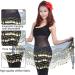 JTKREW Women's Belly Dance Belt with Coins | Chiffon Hip Scarf & Coin Scarf - Perfect for Costumes - Buy Online on GoSupps.com
