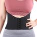 Rianpesn waist warmth belt plush adjustable waist belt |Three-row adjustable thickened forming thermal belly warmer cozy warm plush waist belt for back relief XL