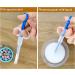 PAGOW Pet Medicine Feeder Silicone Syringe with Soft Tips for Cats and Dogs - Blue (2pcs) - Buy Online on GoSupps.com