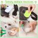 MIAOZ Rabbit Care Set with Nail Clippers and Trimmer Pet Hair Remover Long and File Flea Comb Shampoo Bath Brush for Rabbits Puppies Kittens Guinea Pigs Ferrets Small Animals (Green) - Buy Online on GoSupps.com