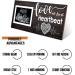 Yudarte New Mom Gifts: Love at First Heartbeat Sonogram Photo Frame - Baby Nursery Decor for First Time Parents - Buy Online on GoSupps.com