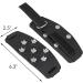 FANBX F Crampon Traction Cleats - 7 Point Anti-Skid Spikes for Walking, Jogging, Hiking, Mountaineering - Ice Snow Grips - Black - Buy Online on GoSupps.com