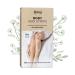Andmetics natural body cold wax strips |99% natural ingredients |free of polyethylene & paraffins |For the entire bodyUp to 4 weeks of smooth skinAll skin types suitable