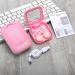 OFONE Ultrasonic Contact Lens Cleaner Case - Portable Cleaning Machine for Soft/Hard RGP Lenses - Travel-Friendly (Pink) - Buy Online on GoSupps.com